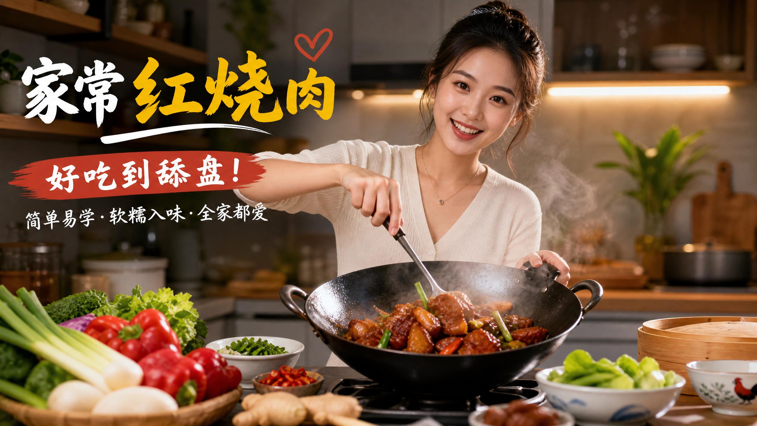 偷拍 偷拍美食 | 家常红烧肉视频教程软糯入味超下饭